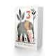 image 2 of Elephant Safari Nature Animal Cartoon Cute 3rd 3 Year Old Child Kids Birthday Card