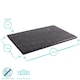 image 4 of Argon Tableware 12pc Marble Placemats & Round Coasters Set - Black Black