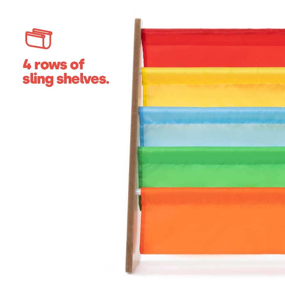 image 1 of Childrens Bookcase Rainbow