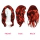 image 6 of Ladies Ginger Flick Wig – 70s Style Fancy Dress Hairpiece for Retro Costumes N/A | One Size