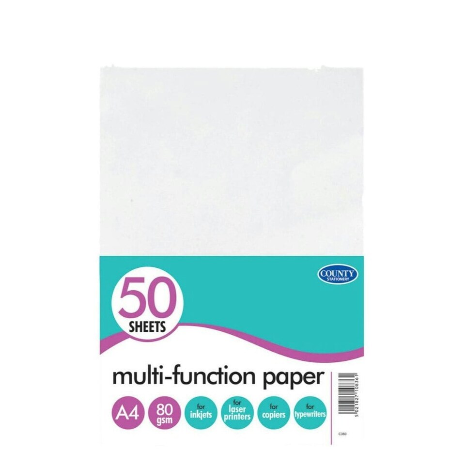 image 1 of A4 Multi Function 80gsm 50 Paper