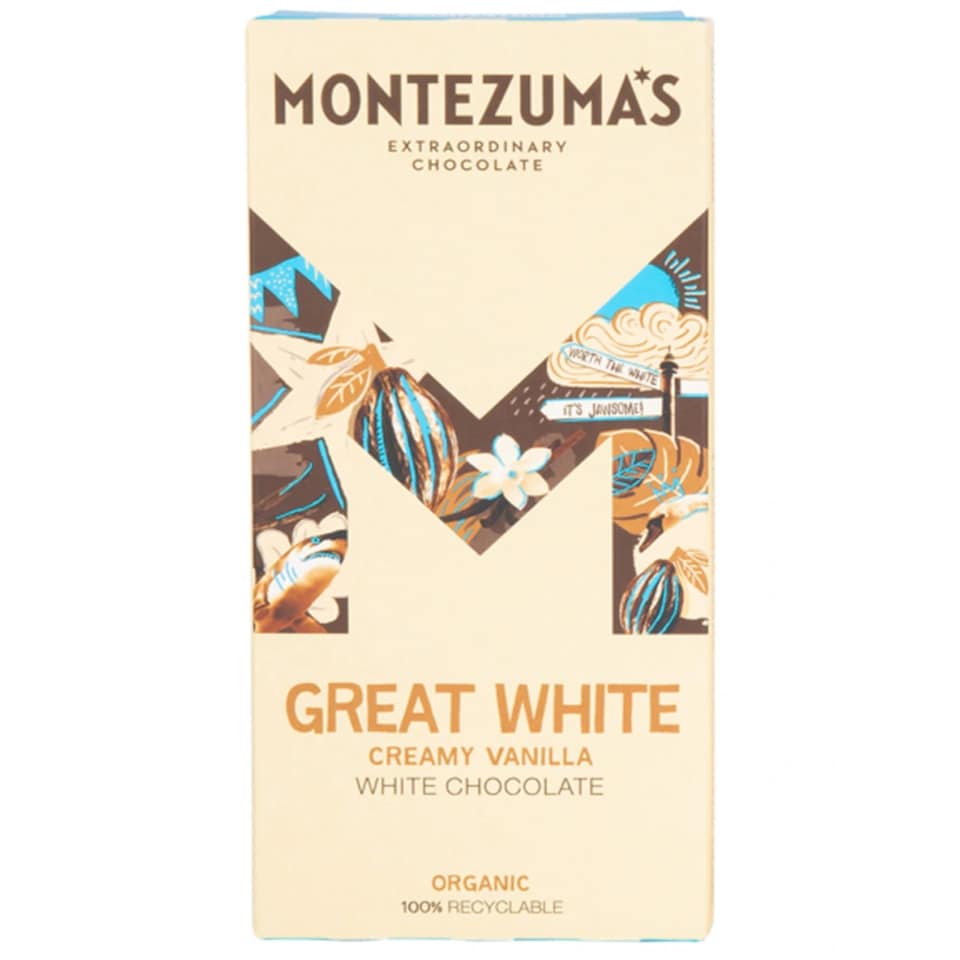 Organic Creamy White Chocolate 90g (Montezuma's)