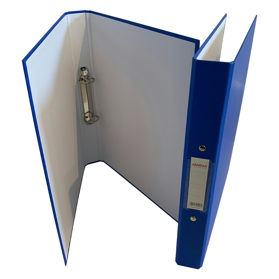 image 1 of A4 Blue Paper Over Board Ring Binder by Janrax