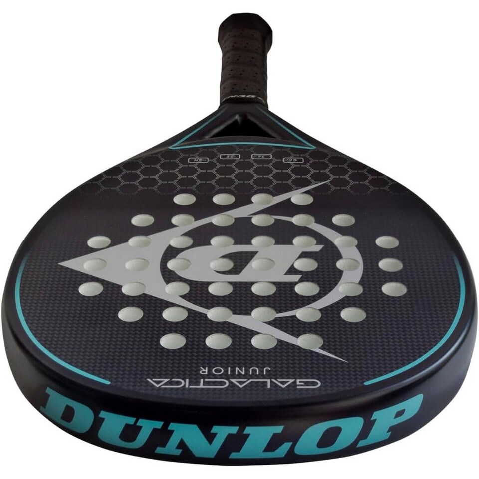 image 1 of Dunlop Childrens/Kids Galactica Padel Racket | Black | Black/Blue | One Size | 1