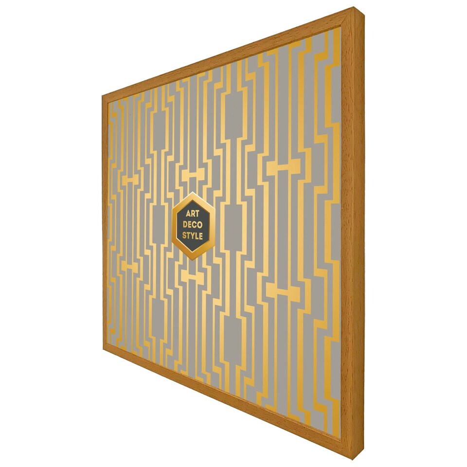 image 1 of Art deco style (Picutre Frame) Black | M
