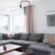 image 3 of Leroy - Grey 151cm Exposed Bulb Floor Lamp Grey