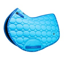 Hy DynaMizs Ecliptic Close Contact Saddle Pad - Cobalt Blue/Ocean Blue - Small Pony