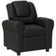 image 9 of HOMCOM Kids Recliner Chair with Adjustable Backrest & Footrest 