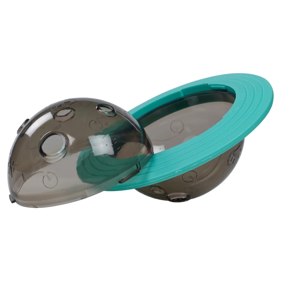 image 1 of Small Pets Cat Treat Dispensing Tumbler Ball Interactive Slow Feeder Play Toy