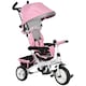 image 1 of HOMCOM 6 in 1 Trike, Kids Tricycle, Pedal Push Bike with Parent Handle, Removable Canopy, 5-Point Safety Belt, Storage, Footrest, Brake, for 1-5 Years Toddler, Pink