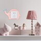 image 3 of Haven Novelty Electrical Outlet Waterproof Switch Cover Sticker, Pink Elephant