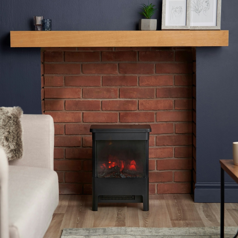 image 1 of VonHaus Electric Stove Heater 1900W Black