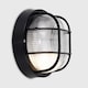 image 4 of ValueLights Pendle Matte Black Bulkhead Outdoor Wall Light & Bulb | Black