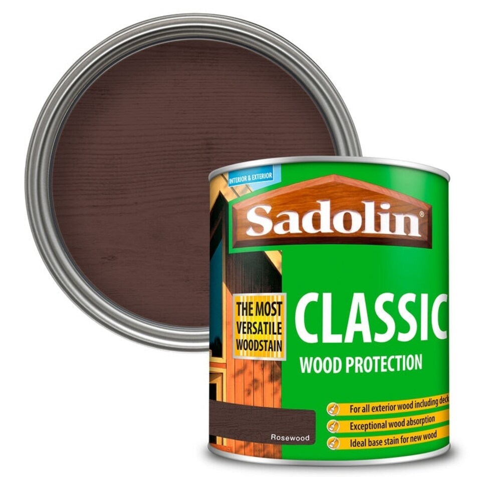 image 1 of Sadolin Classic Wood Protection 1L Rosewood