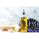 image 4 of KitchenCraft Oil Vinegar Bottle Set Clear Stoneware 450ml