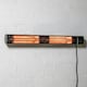 image 4 of 3kW Electric Infrared Outdoor Wall Mounted Patio Heater Bulb with Remote Control