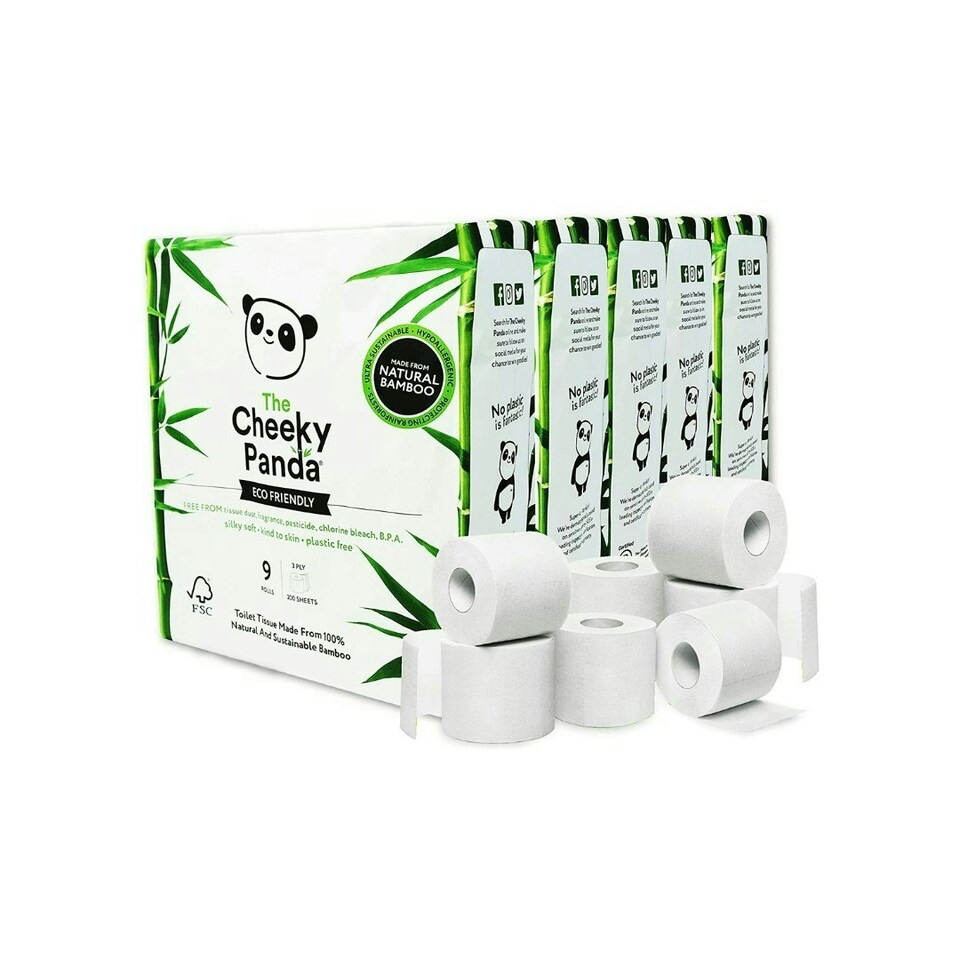 image 1 of Silky Soft Bamboo Toilet Paper White | 24 Rolls Unwrapped