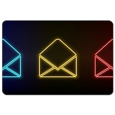 Neon email set (Placemat)