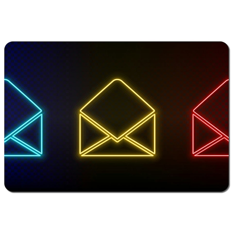Neon email set (Placemat)