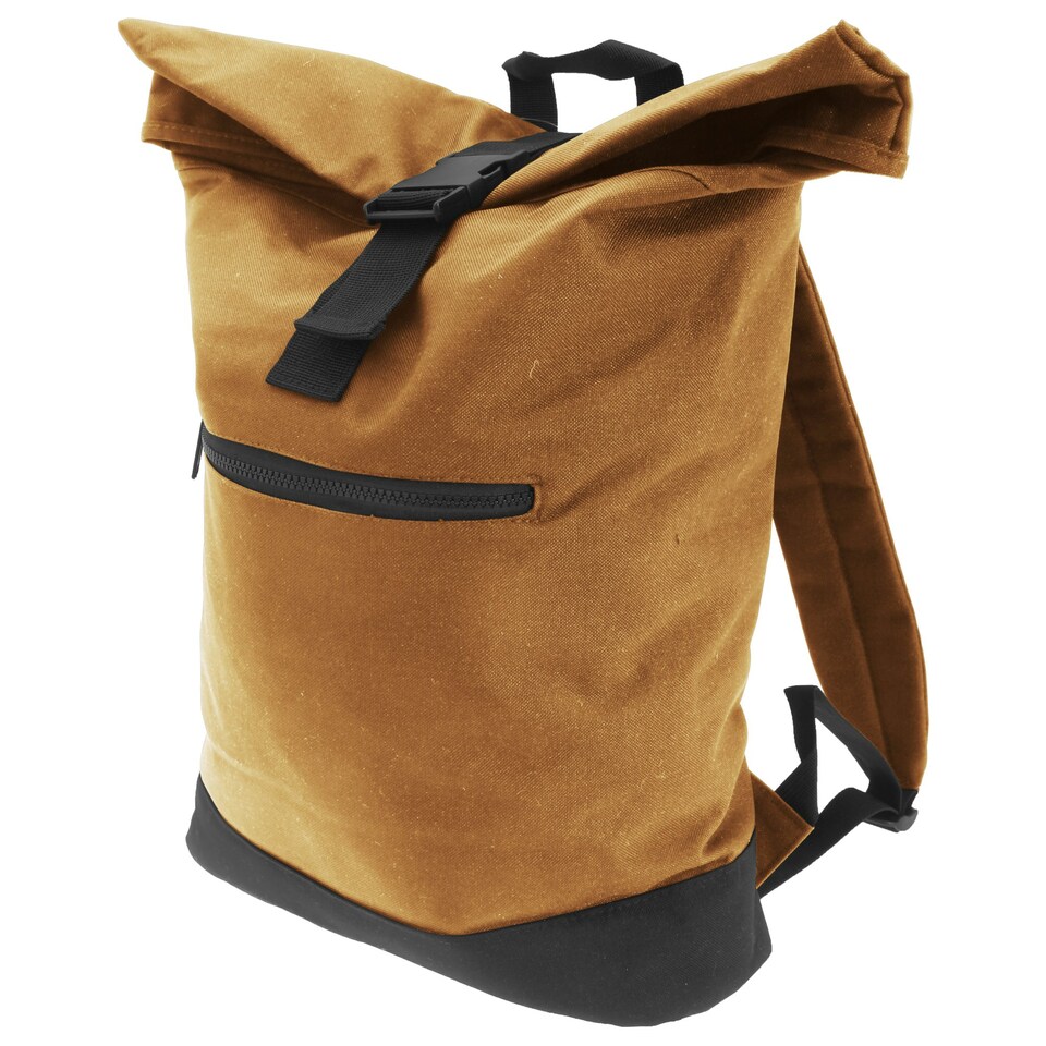 image 1 of Bagbase Roll-Top Backpack / Rucksack / Bag (12 Litres) - Caramel - One Size