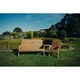 image 3 of Valley 4 Seat Set 1XC 1X3B Angled Tray - Timber - L100 x W270 x H95 cm - Fully Assembled - Set of Waterproof Cushions Included