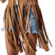image 5 of Womens Fancy Dress Costume - Hippie Waistcoat and Accessories | Brown | brown | 2XL | 1