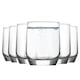 image 1 of LAV Diamond Shot Glasses - 80ml - Clear - Pack of 6 Clear