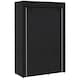 image 1 of HOMCOM Fabric Wardrobe w/ Shelves Hanging Rail Foldable Closets