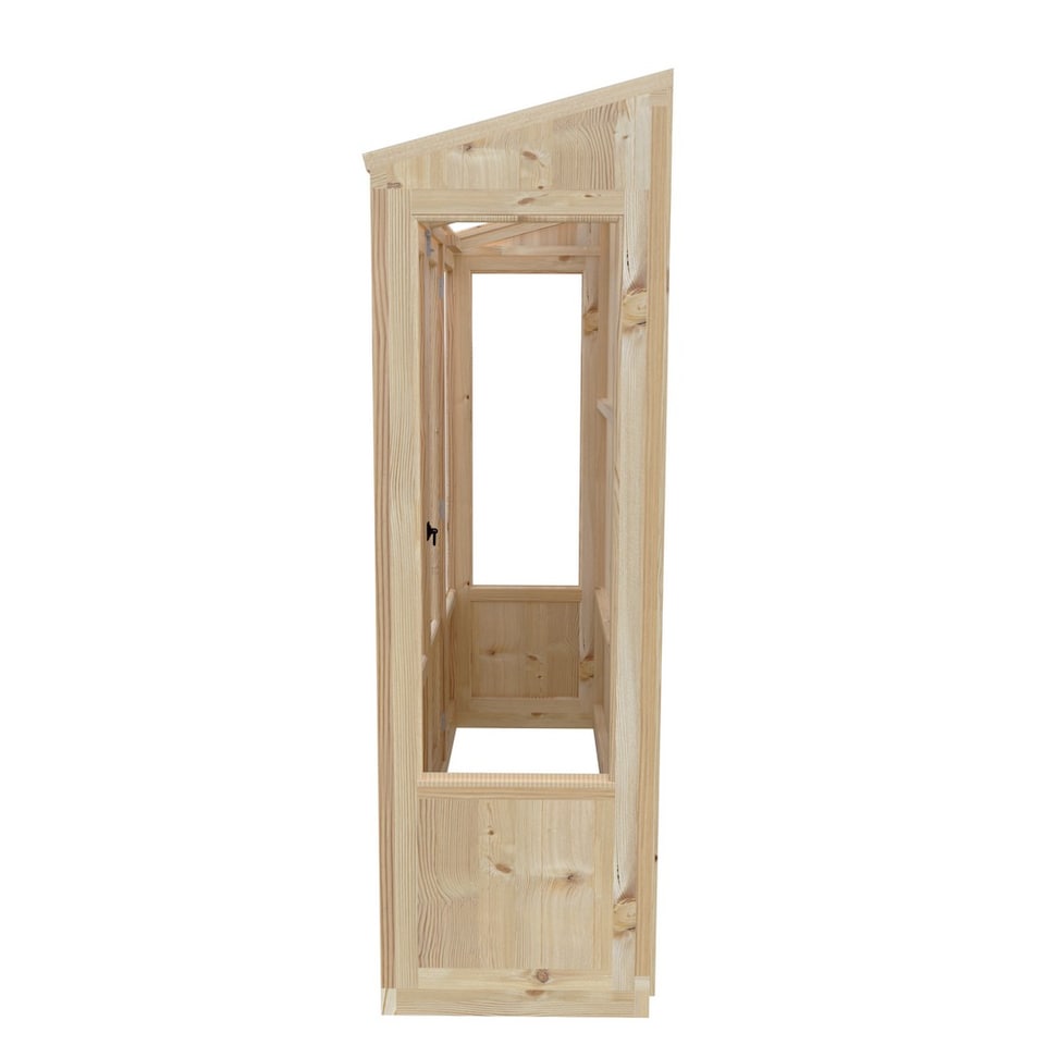 image 1 of Holme 7 x 2 Double Door Greenhouse - Timber - L59 x W210 x H200.7 cm