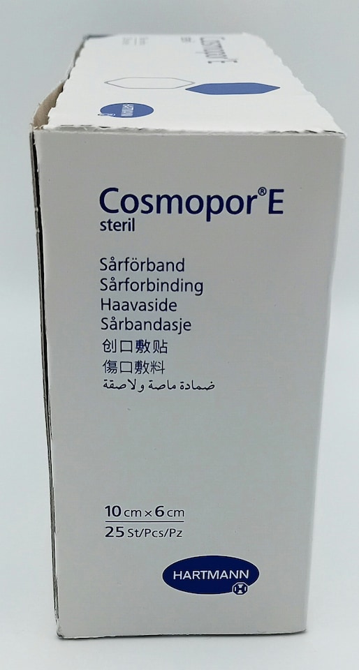 image 1 of Cosmopor E 10cm x 6cm Sterile Wound Dressings - Box of 25