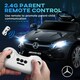 image 4 of HOMCOM 6V Licensed Mercedes Benz Kids Ride On Car W/ Remote Light Music Black