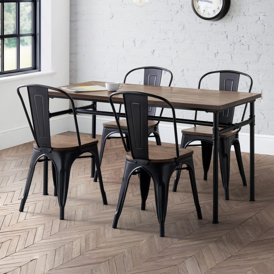 image 1 of Ashford Premium Metal Dining Chairs - Set of 4