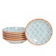 image 1 of Nicola Spring Hand-Printed Sauce Dishes - 10cm - Blue - Pack of 6