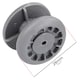 image 2 of SPARES2GO Guide Support Rail Basket Wheel for Midea UBMIDW45 Dishwasher