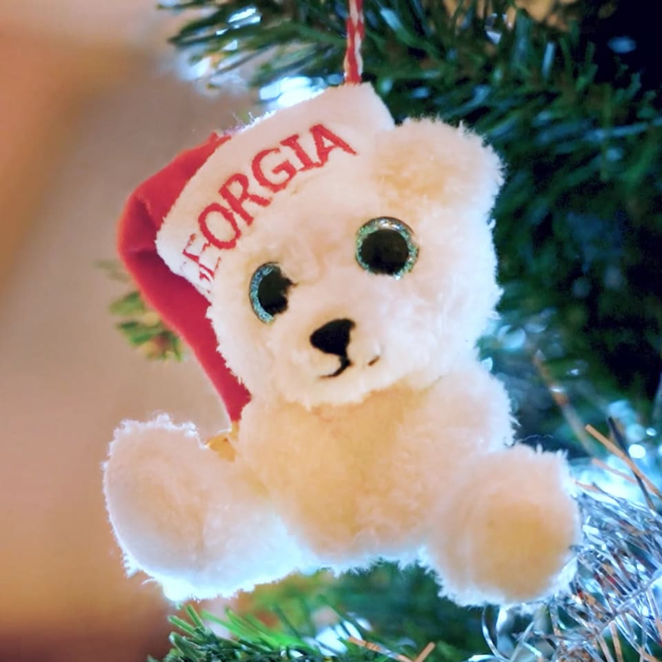 image 1 of Personalised My Christmas Bear Decor - 100+ Titles - Love You Dad