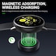 image 7 of Dyzi 2-Pack Magnetic Dock Charger Charging Cable USB-A 5V/2A for Samsung Galaxy Watch 7 6 5 4 3 Ultra FE Pro Classic Active 2/1 - Black