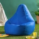 image 3 of Kids Recliner Beanbag Indoor and Outdoor Blue Set of 2 | Blue | Blue | M | 1