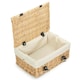 image 6 of 36cm Buff Wicker Empty Picnic Basket White | White | One Size