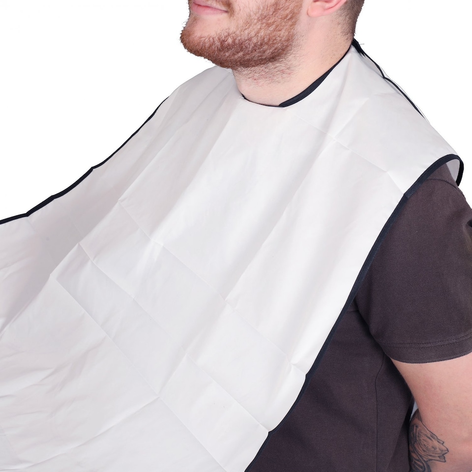 image 1 of Waterproof Professional Shaving Grooming Hair Beard Apron Bib