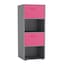 Grey & Dark Pink