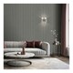 image 3 of Muriva Venezia Stripe Wallpaper - Grey - 10m x 53cm Grey