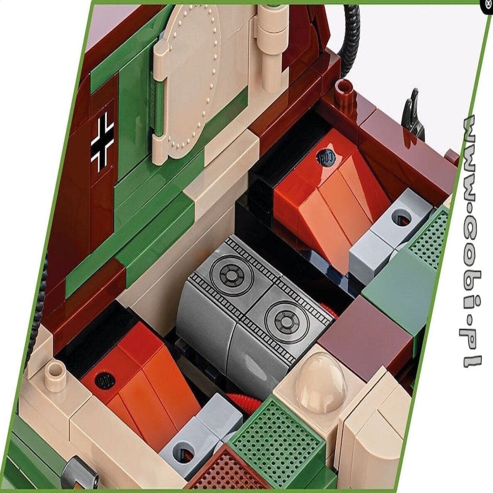 image 1 of Sturmmorser Tiger "Sturmtiger" brick tank model - COBI-2585 - 1100 bricks