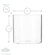 image 3 of Argon Tableware Scandi Storage Jar with Wooden Lid - 550ml - Pack of 3