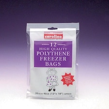 Caroline Freezer Bags 12 x 18'' 12pk 1123 - One Colour - One Size