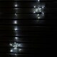 image 4 of 1.2m Battery Operated Snowflake Curtain Christmas Lights with 147 White LEDs