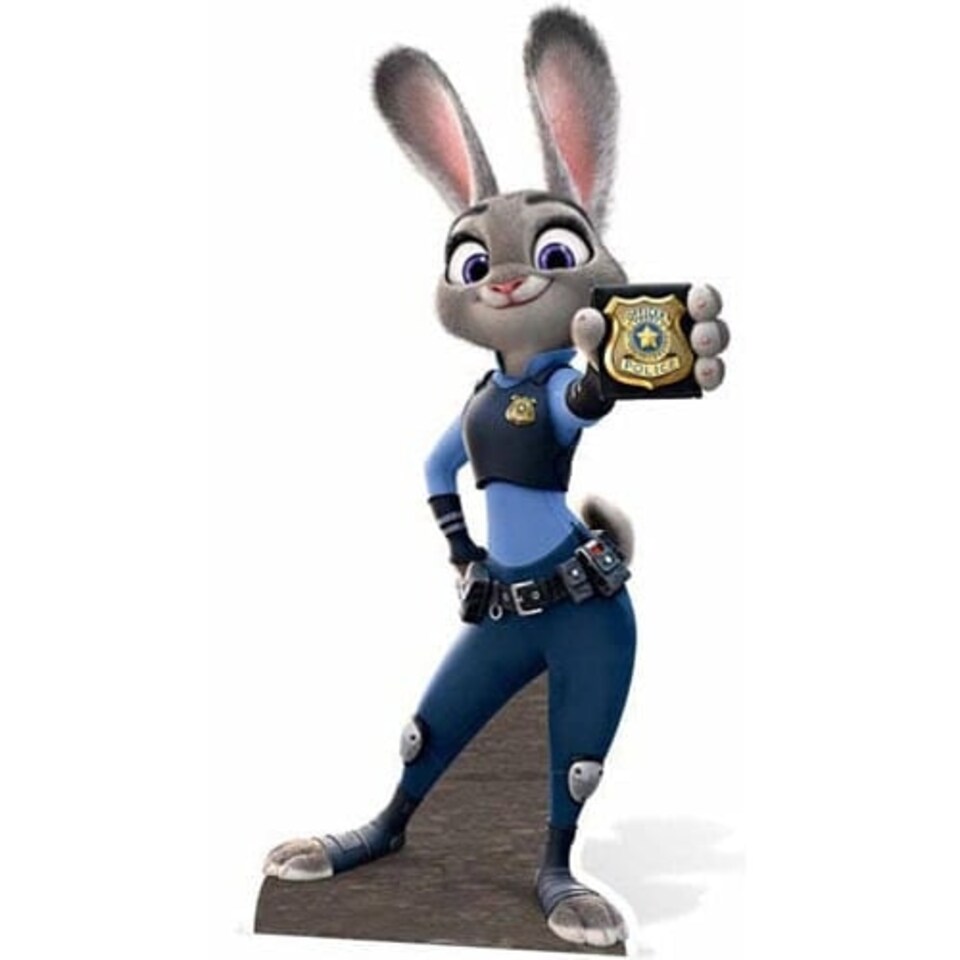 Officer Judy Hopps Zootropolis Star Mini Cardboard Cutout 91cm