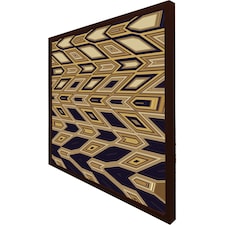 Geometric tiles (Picutre Frame) Brown | XS