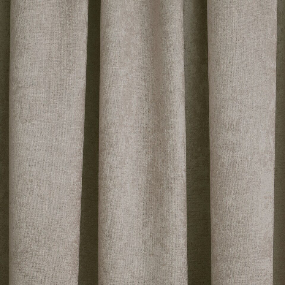 image 1 of Fusion Galaxy Pencil Pleat Curtains Natural