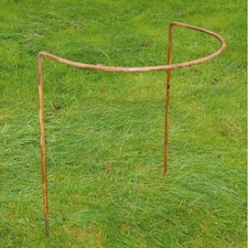 Border Support Rust (Pack of 4) - L180 x W250 x H900 cm - Bare Metal/Ready to Rust