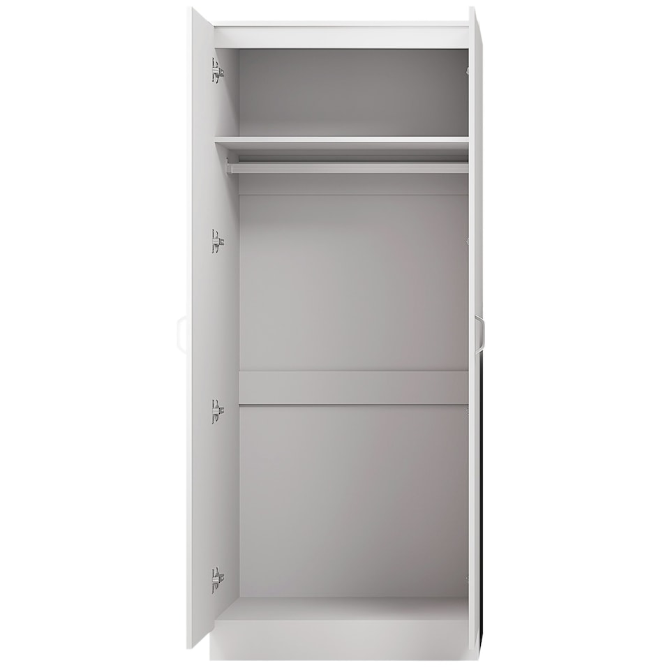 image 1 of FWStyle Tunis 2 Door Wardrobe Matt White White